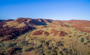 Murujuga national park landscape view